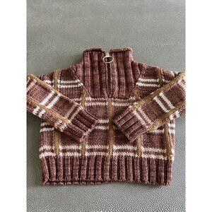 Misha & Puff Ski Sweater Chestnut W Cloud, Bronze, Faded Rose And Winter Wheat 1